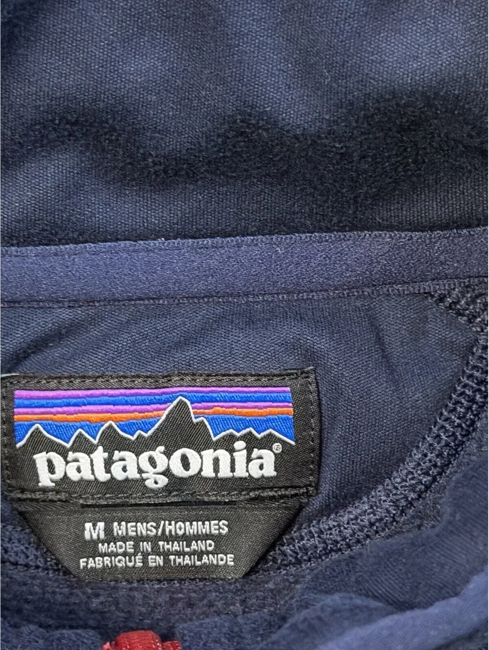 Patagonia Better Sweater Hybrid 1/4 Zip Pullover Mens M Navy Blue Fleece FA19